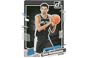 1990 DONRUSS 2023-24 DONRUSS #220 VICTOR WEMBANYAMA RATED ROOKIE RC SAN ANTONIO SPURS BASKETBALL OFFICIAL TRADING CARD OF NBA