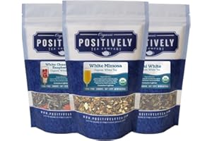 Organic Positively Tea Company, White Tea Sampler, Loose Leaf, 4 Ounce, 3 Pack