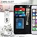 FYY Case for iPhone 6 Plus/6s Plus, PU Leather Wallet Phone Case with Card Holder Flip Protective Cover [Kickstand Feature] [Wrist Strap] for Apple iPhone 6 Plus/6s Plus 5.5