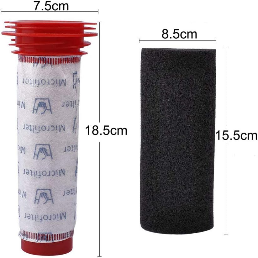 Rediboom 2-Pack Washable Main Stick Filter + Foam Insert for Bosch Athlet Cordless Vacuum Cleaner BCH6PETGB BCH625KTGB BCH61840GB - Image 4