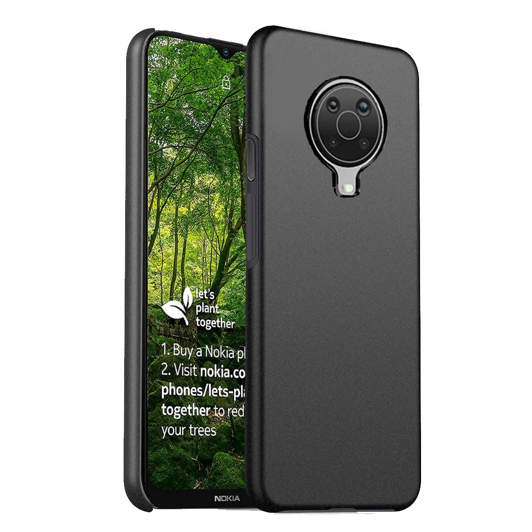 GAPlus Nokia G10 / Nokia G20 Case Ultra Slim Thin Armour Hard Case Matte Rubberized Cover For Nokia G10 / Nokia G20 (Black)