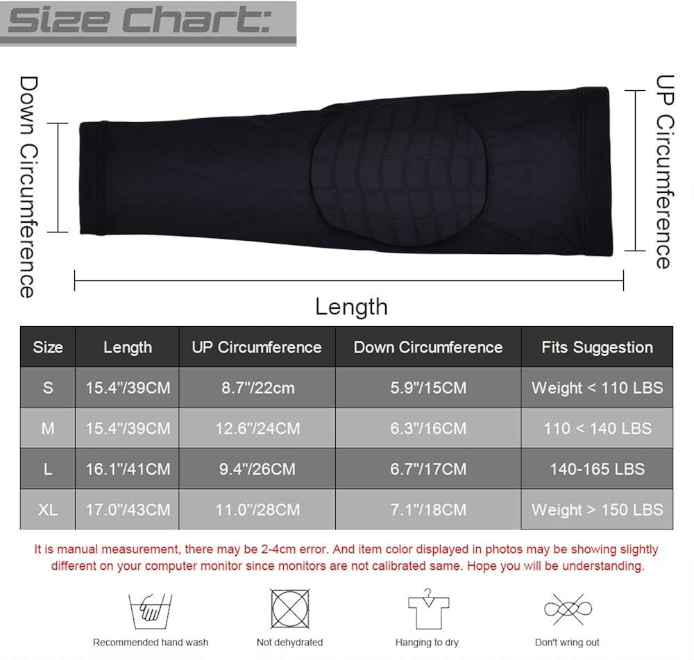 2 Pcs Shield Shape Crash Proof Elbow Pads Arm Sleeve Pads Brace Protector Gear: Clothing