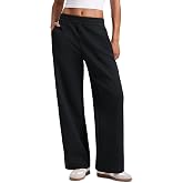 CRZ YOGA Soft Spacer Straight Leg Sweatpants 29" | Smooth Cotton Spacer with Shape-retaining, Casual, Structured, Soft, Warm, Zip Pockets, for Women