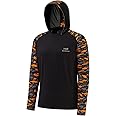 BASSDASH Men’s UPF 50 Performance Fishing Shirt Cooling Hoodie Camo Long Sleeve FS17M