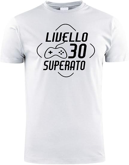 maglietta compleanno 30 anni