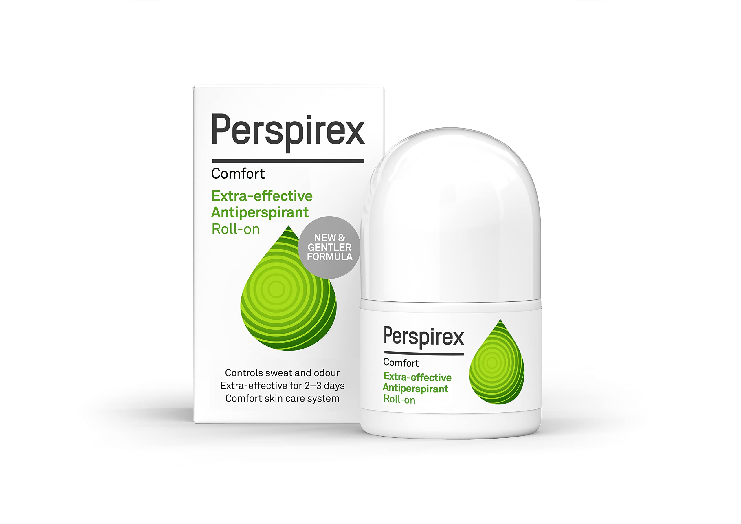 PERSPIREX Extra Strength Antiperspirant Roll On COMFORT 20ml - Fresh Scent 3+ days Odour Protection, Perspirex is an extra strength deodorant brand