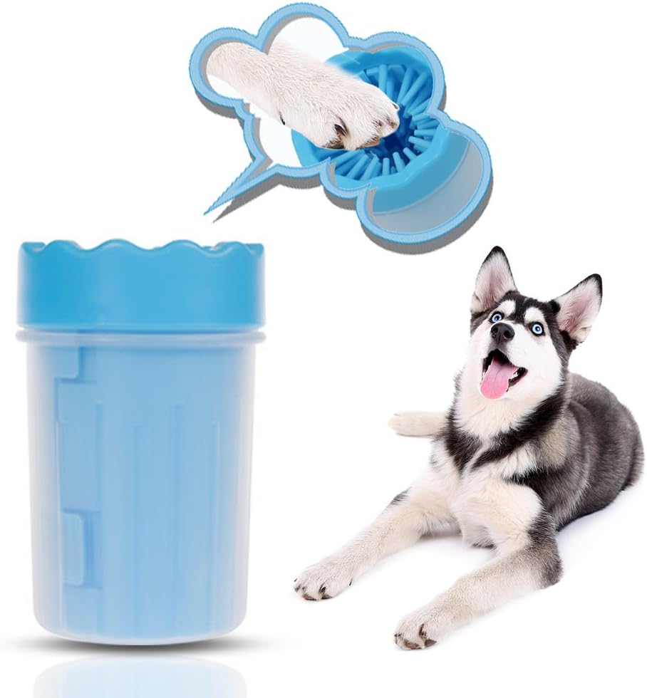 Dog Paw Cleaner Pet Washer Cleaning Brush Portable Dog Foot Cup Perfect