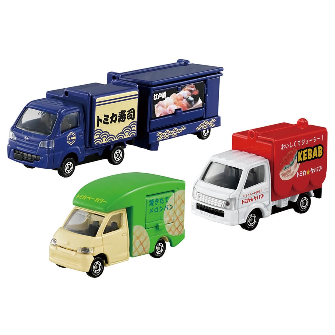 タカラトミー(TAKARA TOMY) トミカ ギフト みんなで食べよう!トミカたべもの屋さんセット ミニカー おもちゃ 3歳以上商品画像