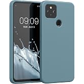 kwmobile Case Compatible with Google Pixel 4a 5G Case - Slim Protective TPU Silicone Phone Cover - Arctic Night