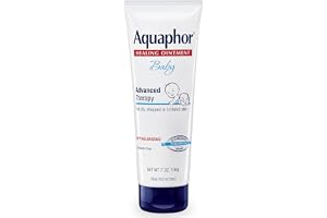Aquaphor Baby Healing Ointment for Diaper Rash and More, 7 OZ | Baby Skin Protectant with Petrolatum for Chapped or Dry Skin, Drool Rash and Diaper Rash, Hypoallergenic, Fragrance Free