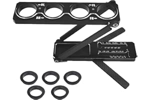 ZHUOYUEFSC Multi-Function Aluminum RC Car Shock Stand Shock Absorber RC Tool Articulation Shock Stand Foldable Removable for 1/10 on-Road/Off-Road 1/8 on-Road/GT