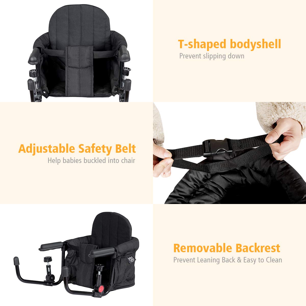 hook on high chair safety