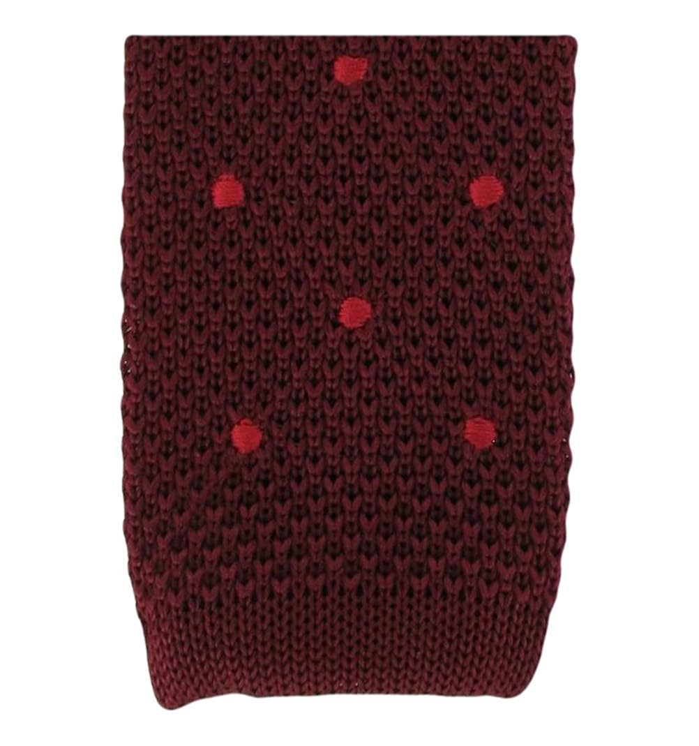 Accessories Wine/Red Michelsons of London Mens Spot Design Tie  foretadrenaline.com