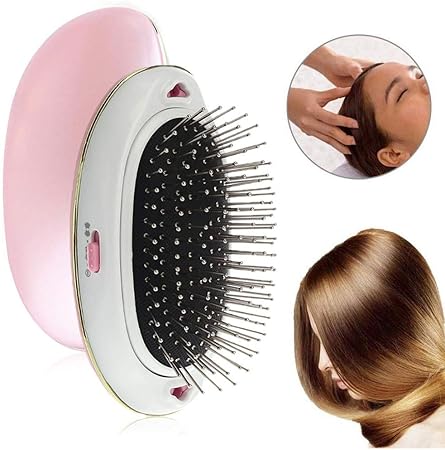Amazon Com Pawaca Mini Ionic Hair Brush Electric Ionic Hairbrush