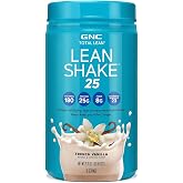 GNC Total Lean Lean Shake 25, French Vanilla, 16 Servings | High Protein Meal Replacement Supports Metabolism, Lean Muscle, and Immune Health, Suitable for a Low Carb Diet