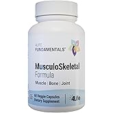 4Life Musculoskeletal Formula - Devil’s Claw, Turmeric, Gotu Kola and Alfalfa for Bone, Joint, Muscle and Tissue Health - 60 Veggie Capsules