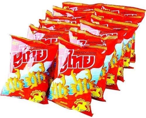 Thai Crab Seafood Chips - 17 gm Unit (Pack of 12)