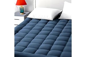 EASELAND King Size Mattress Pad Pillow Top Mattress Cover Quilted Fitted Mattress Protector 8-21" Deep Pocket Cooling Mattres