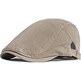 XYIYI Mens Cotton Newsboy Cap Flat Ivy Gatsby Driving Hat
