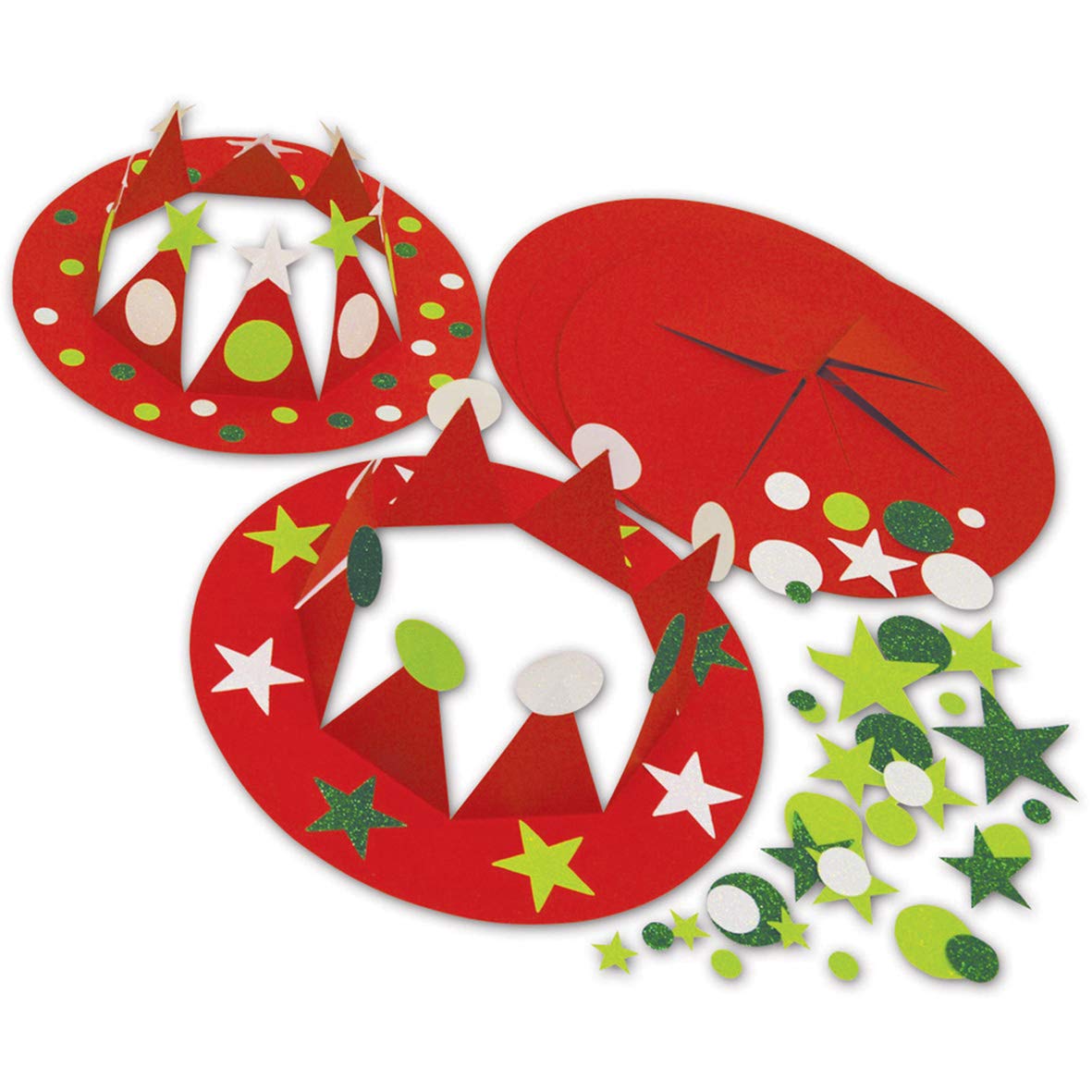 Springboard Christmas Crown Hat Making Activity for Children (Pack of 30)
