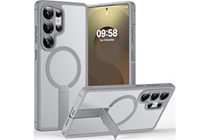 TOCOL for Samsung Galaxy S25 Ultra Case Magnetic with Stand, Upgraded [Full Camera Protection] [Military Drop Protection] Mat