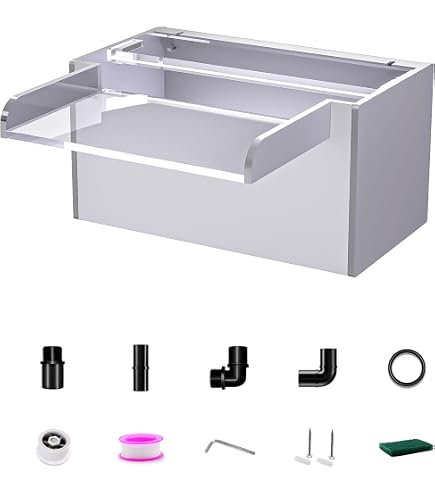 SUPYINI Boquilla De Cascada G1/2 Con Rosca Externa - Acero Inoxidable Plateado Para Spa, Baño O Piscina