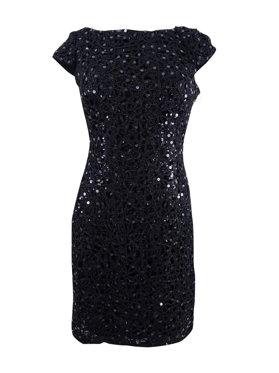 black shift cocktail dress