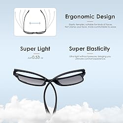 CARA 2 Pack Premium Bifocal Reading Sunglasses for