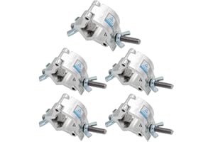 JLTPH Stage Light Hook Clamp Truss Clamp Heavy Duty 75KG Fit Pipe 1.2 Inch/ 32-35mm for Moving Head Light,Par Light,Spotlight