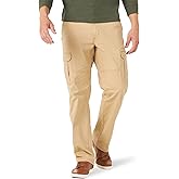 Wrangler Authentics Mens Relaxed Fit Stretch Cargo Pant