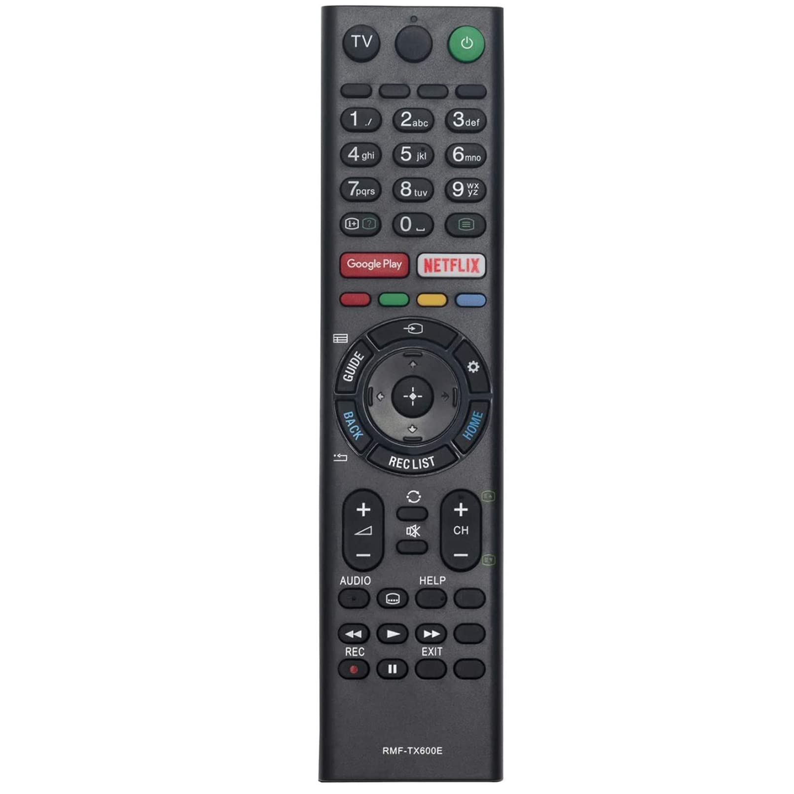 VINABTY RMF-TX600E Replaced Remote Control fit for Sony TV KD-55XG8596 KD-55XG8599 KD-55XG8796 KD-55XG9505 KD-65XG8505 KD-65XG8577 KD-65XG8588 KD-65XG8796 KD-65XG9505 KD-75XG8505(NO Voice Search)
