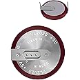QIXIUBIA Replacement for VL2020 Battery for BMW E46 E60 E92 3 328 330 X5 Keyless Entry Remote Control Smart Car Key Fob Shell (180 Degree Leg)