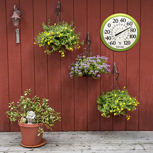 Taylor Precision Products Big and Bold Dial Thermometer (13.25-Inch, Green)