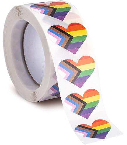 Heart Pride Decals LGBTQ Pride Flag Stickers | Waterproof Vinyl ...