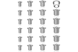 Jongdari 24PCS Dowel Centering Pins for Woodworking, Steel Drill Center for Dowel and Tenon Center Transfer Plugs Point (1/4", 5/16", 3/8", 1/2")