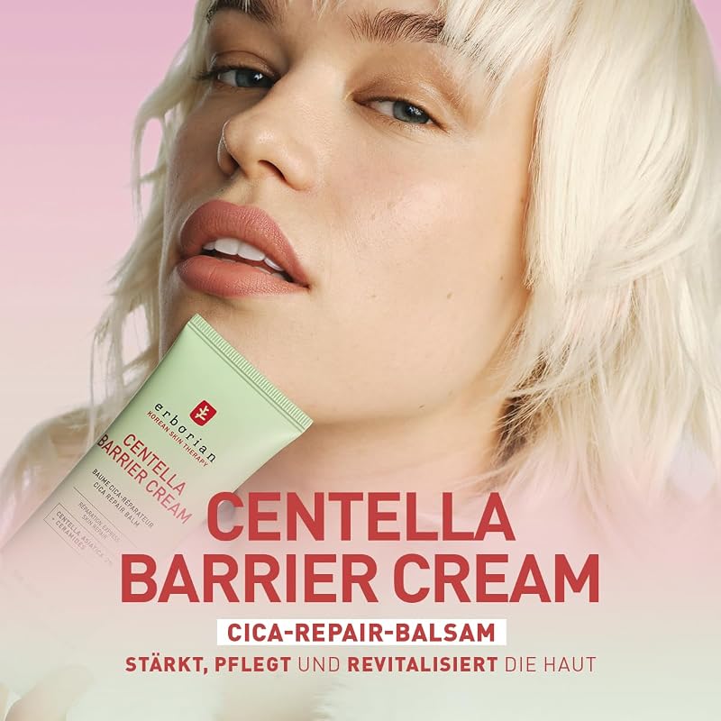 – Centella Barrier Cream – Cica-Repair-Balsam gegen Rötungen für Gesicht und Körper – Repariert und pflegt die Haut – Koreanische Kosmetik – 50 ml