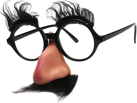 Homyl Brille Mit Bart Nasen Augenbrauen Nasenbrille Schnurbart Brillen Spassbrille Partybrille Amazon De Spielzeug