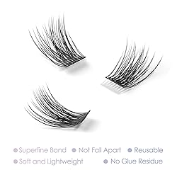 CarLary Lash Clusters, DIY Eyelash Extension, 40