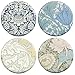 Buttonsmith Morris Chrysanthemum Magnet Set - Set of 4 1.25