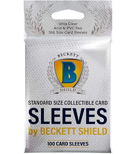 thumbnail image 2 of Beckett Shield Large Semi-Rigid Card Sleeves - 3 Packs Of 50 (150 Total) 2 of 4