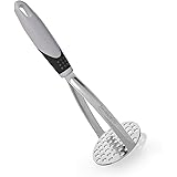 Joyoldelf Heavy Duty Potato Masher, Stainless Steel Integrated Avocado Masher with Non-slip Handle, Perfect for Bean, Vegetab