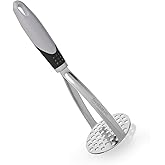 Joyoldelf Heavy Duty Potato Masher, Stainless Steel Integrated Masher Kitchen Tool & Food Masher/Potato Smasher with Non-slip