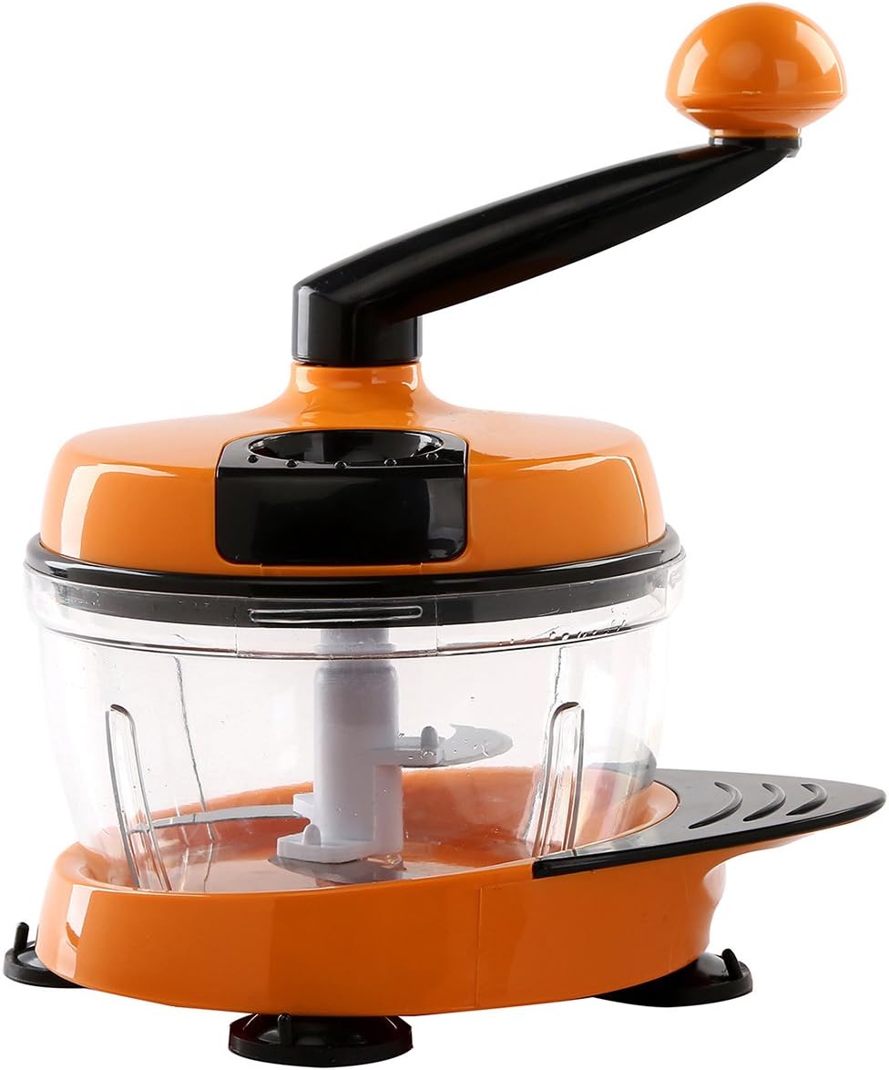 Migecon Manual Chopper Vegetable Handpowered Crank Blender