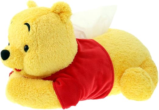 Amazon ティッシュボックスカバー ふわふわ寝そべり プーさん ディズニー ボックス ティッシュ ボックス カバー ケース くまの プーさん リゾート限定 おもちゃ おもちゃ