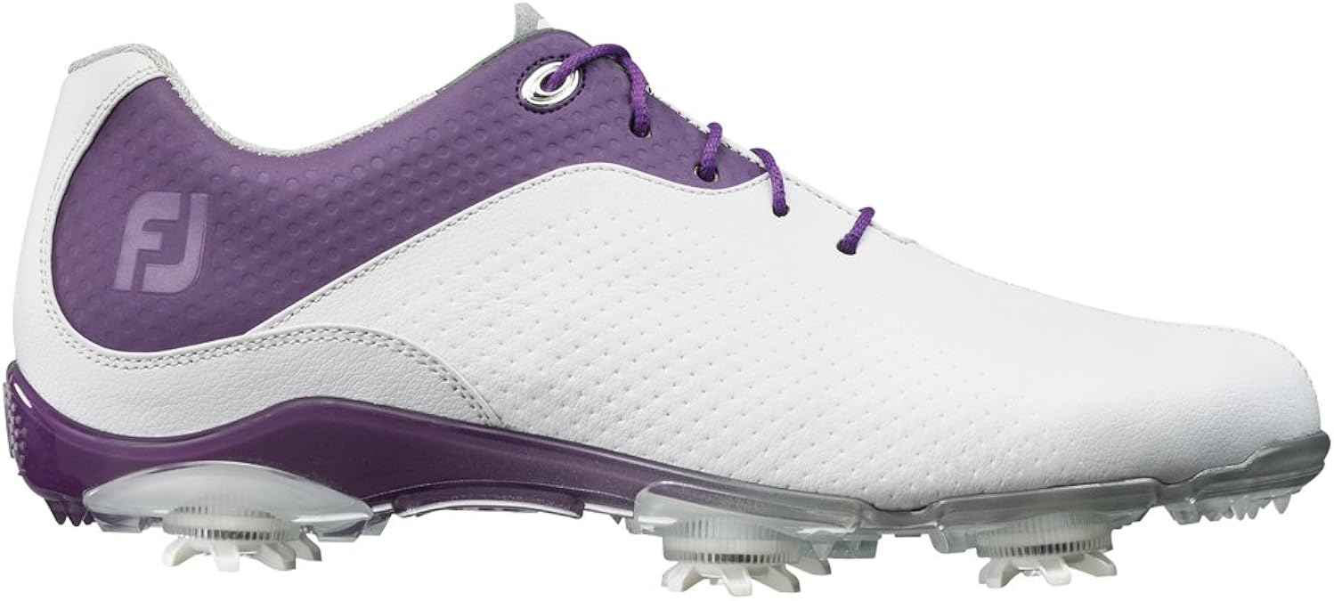 FootJoy D.N.A. Women's Golf Shoes White/PurpleWhite/PurpleSize 9
