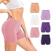 Sexy Basics Women's Cotton Stretch Boyshort Boxer Briefs | Light Weight Undershort Trunks | Multi Packs