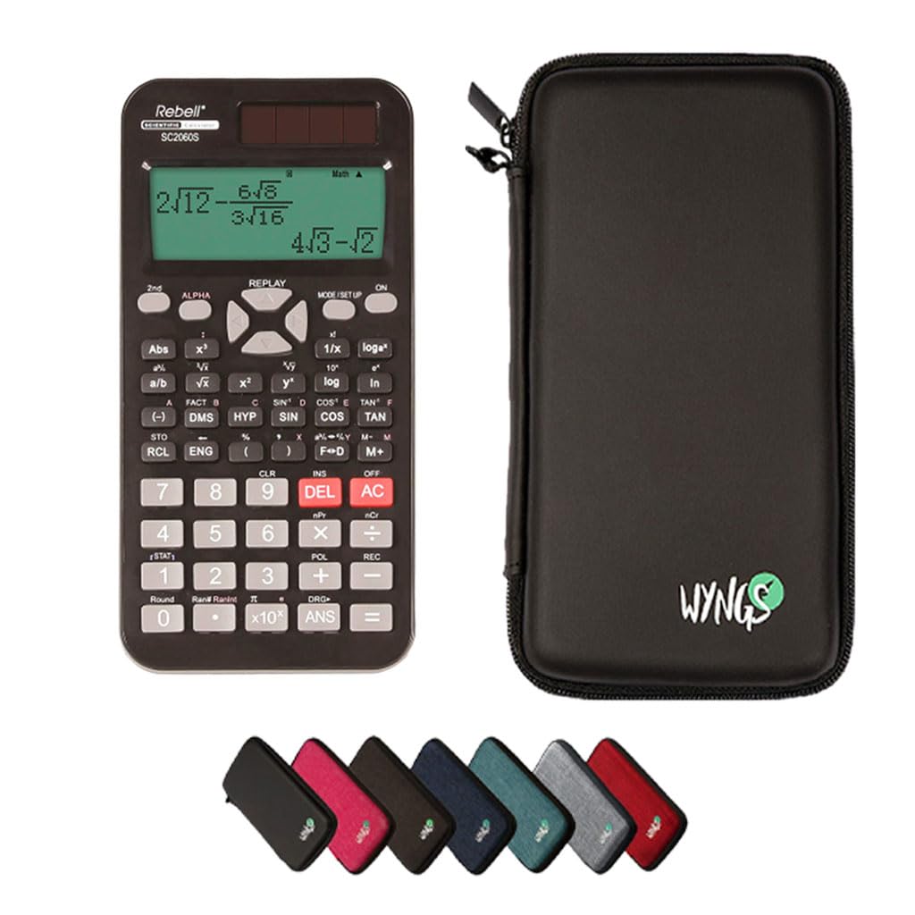 CALCUSO Basic Set Black with Calculator Rebell SC2060S