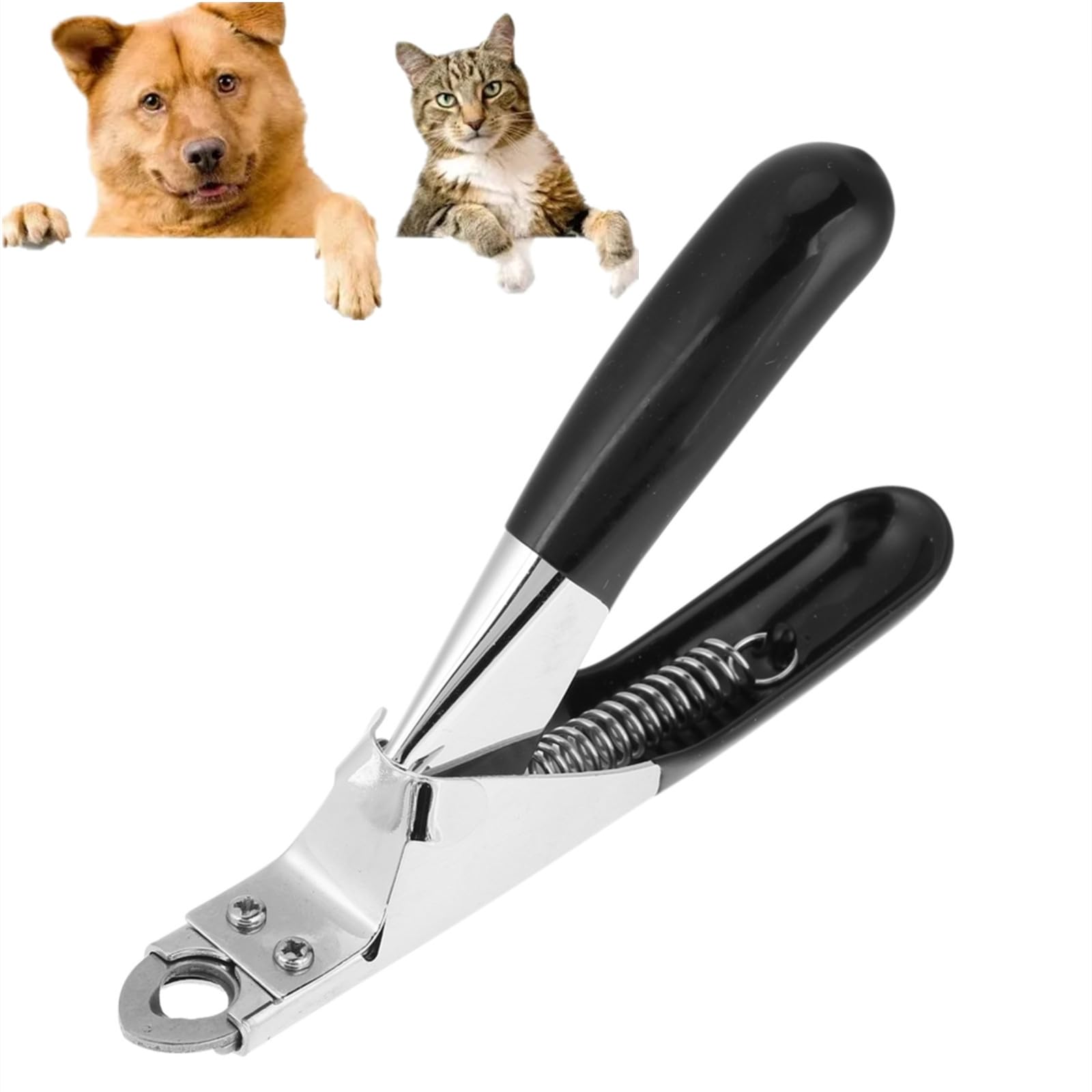 Pet Cat Dog Nails Clippers and Trimmer-Pet Dedicated Grooming Tool,Nail Scissors for Grooming for Cats Puppy Kitten Small Dogs Rabbits or Other Small Animal (Black)