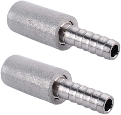 Amazon Co Jp Gekufa ビール炭酸石 2ミクロン拡散エアストーン ステンレススチール エアレーションストーン 自家醸造ビールワインソーダ醸造用 炭酸石2ミクロン ホーム キッチン