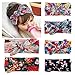 BiBang Baby Girls Toddler Bow Headbands, Pack of 6